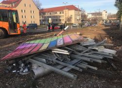 Beraeumung Inselplatz In Jena 18